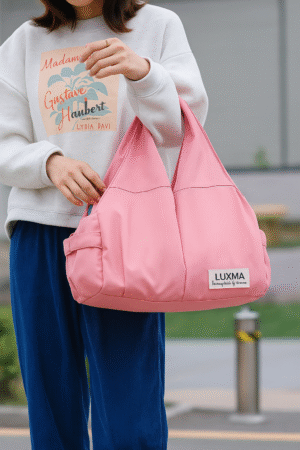 Waterproof Oxford Pleated Draped Shoulder Bag (OXFORD CLOTH)