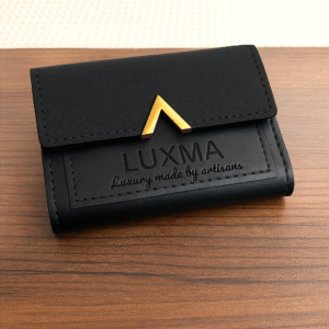 Leather Compact Trifold Wallet